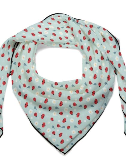 Ladybugs and Daisies Scarf