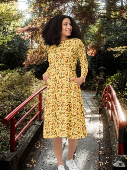 Jemma Long Sleeve Midi Dress