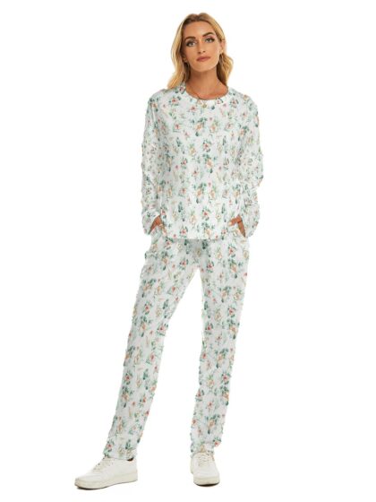 Ladies Pajama Set, design “Morning Rose”