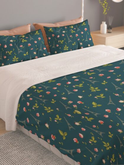 Duvet Cover Set 125 gsm, design Parisian