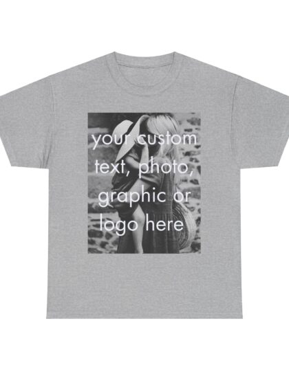 Custom Personalized T Shirt Print Your Photo Logo Text Graphic