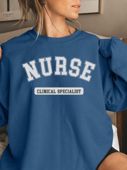 Clinical Nurse Specialist Unisex Sweatshirt, Personalization Available
