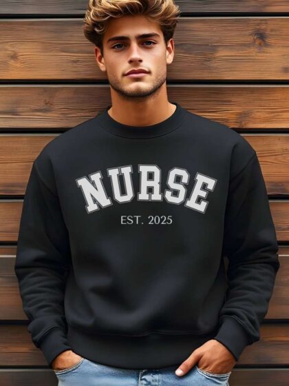 NURSE Grad 2025 Unisex Sweatshirt, Personalization Available