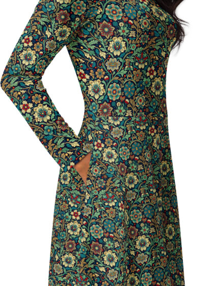 Floral Jewels Midi Dress