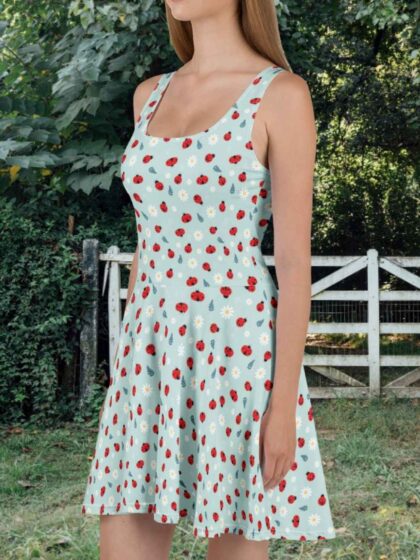 Lady Bug Skater Dress