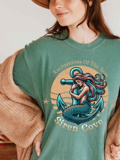 Siren Cove Mermaid Comfort Colors T-shirt