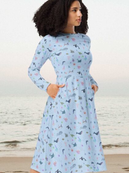 Marine Biology Midi Dress