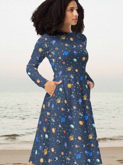 Outer Space Midi Dress