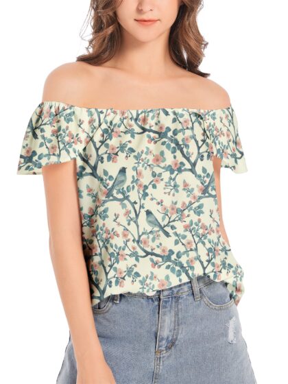 Birds Off The Shoulder Top
