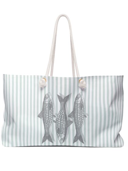 Sardine Fish Weekender Bag, Travel Tote