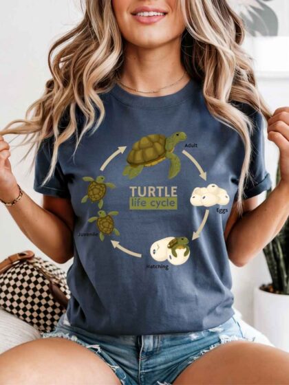 Turtle Life Cycle Comfort Colors T-shirt