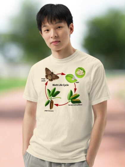 Moth Life Cycle Comfort Colors T-shirt