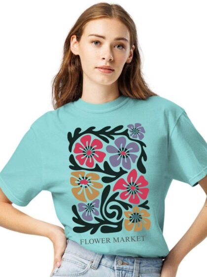 Boho Flowers #13 Comfort Colors T-shirt