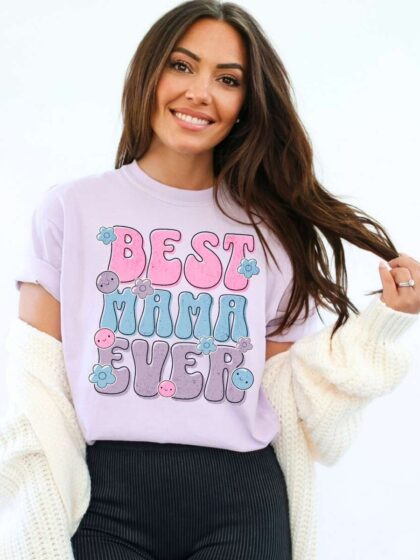 Best Mama Comfort Colors T-shirt