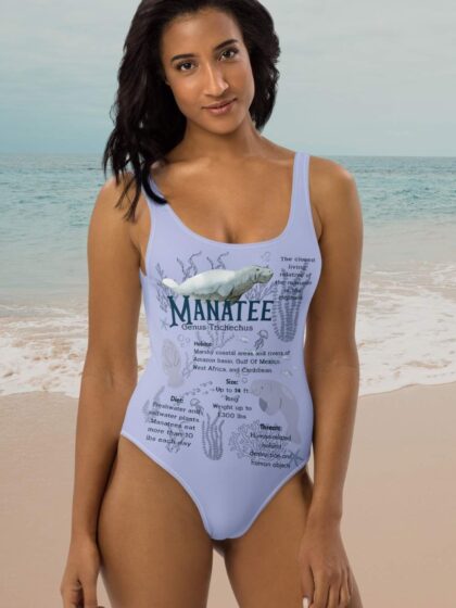 Manatee One-Piece Swimsuit
