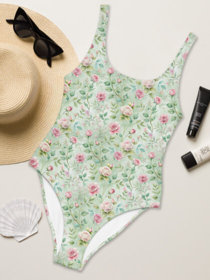 Tea Rose One-Piece Swimsuit