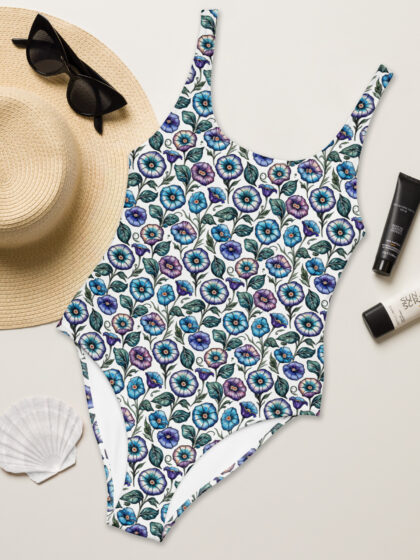 Morning Glory One-Piece Swimsuit