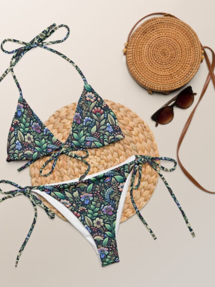 Island Floral String Bikini