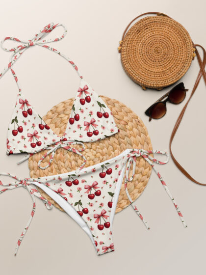 Cherry String Bikini