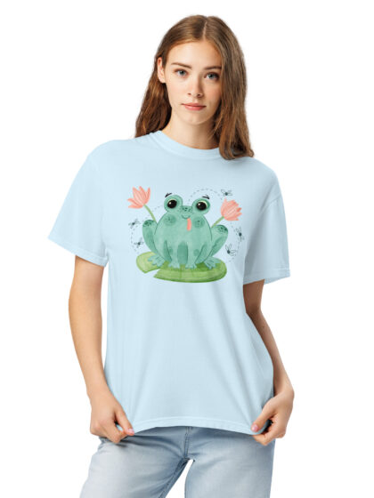 Frog And Lily Pad Comfort Colors T-shirt