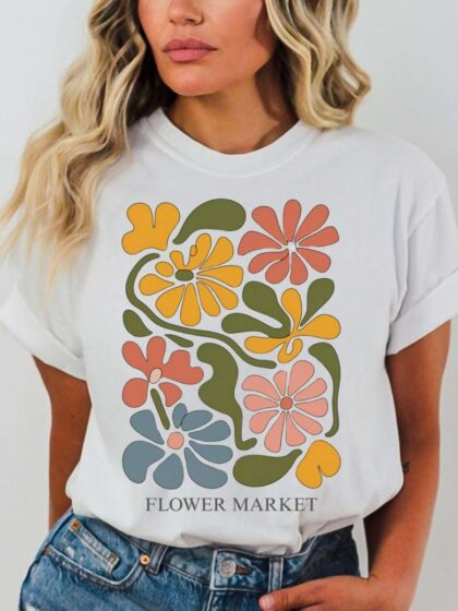 Boho Flowers #14 Comfort Colors T-shirt