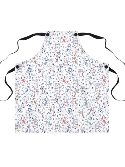 Playful Animal Dance Apron, Fun Cooking Gift