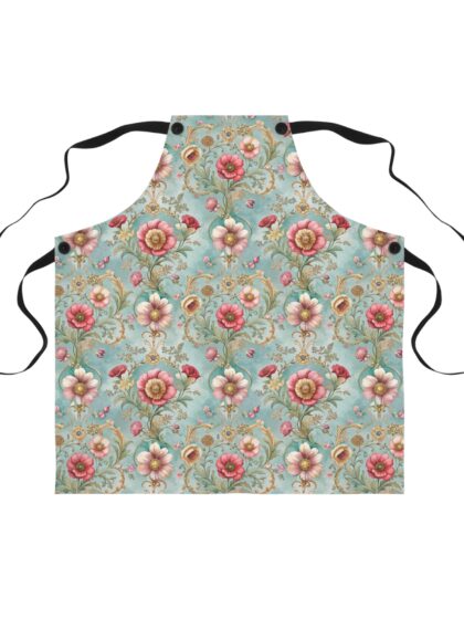 Floral Patterned Apron, Vintage Style