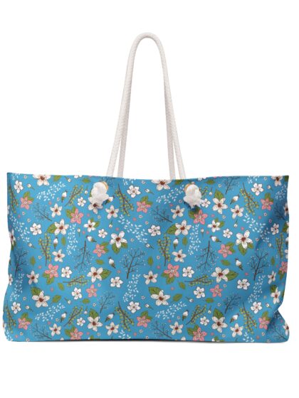 Floral Weekender Bag - Stylish Travel Tote