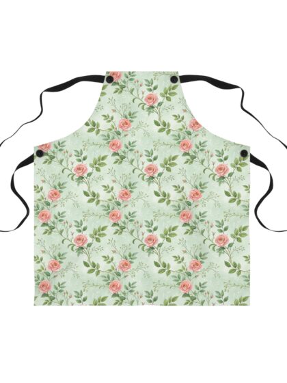 Floral Patterned Apron for Cooking & Baking, Gift for Home Chefs