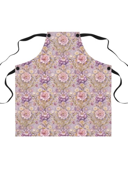 Floral Print Kitchen Apron - Charming Cooking Gift