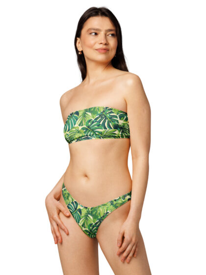 Palm Leaf Bandeau Bikini