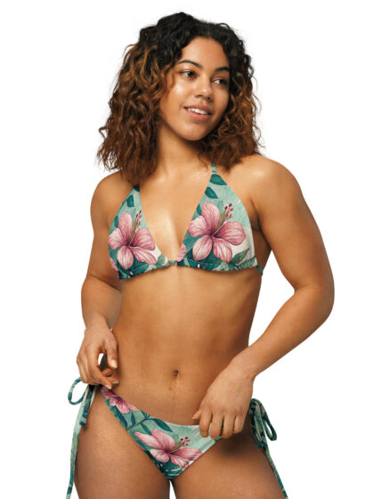 Tropical Floral String Bikini